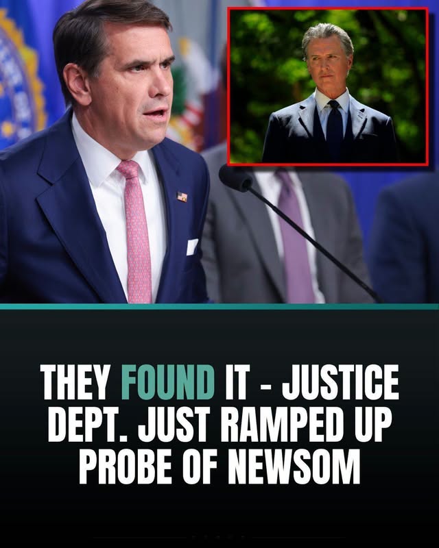 🔥THEY FOUND IT - JUSTICE DEPT. JUST RAMPED UP PROBE OF NEWSOM