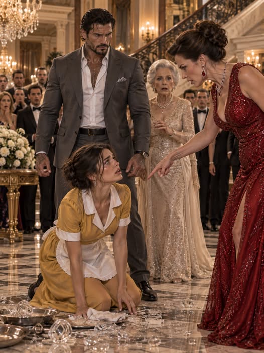 🥂 The Maid Who Knelt on Broken Glass Broke the Mafia Family’s Decade-Old Silence