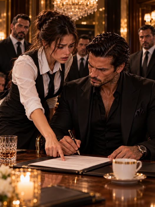☕⚖️ The Waitress Stopped a Mafia Boss From Signing a Deadly Contract 🔥