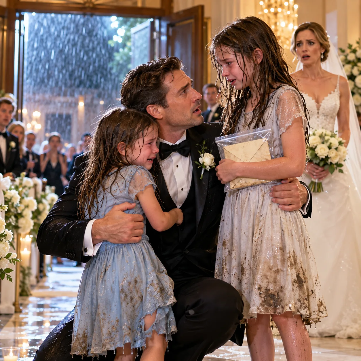 229. 🕯️ Two Daughters Arrived Barefoot at Their Father’s Wedding Carrying Their Dead Mother’s Letter