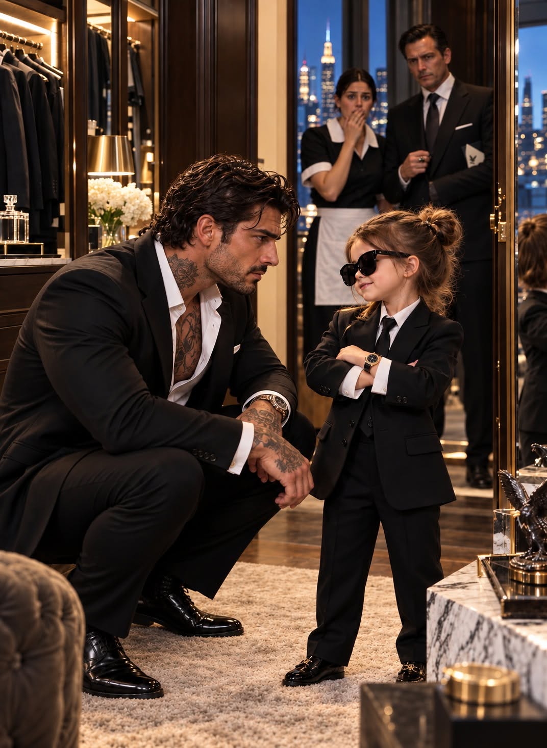 🦅 The Little Girl Who Copied Luca Valente—and Found His Loyal Man’s Hidden Hawk File