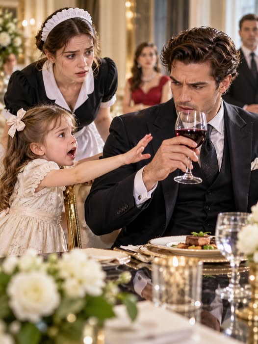 188. 🍷 The Little Girl Who Stopped Dominic Moretti’s Wine—and Pointed at the Uncle Wearing His Family Ring