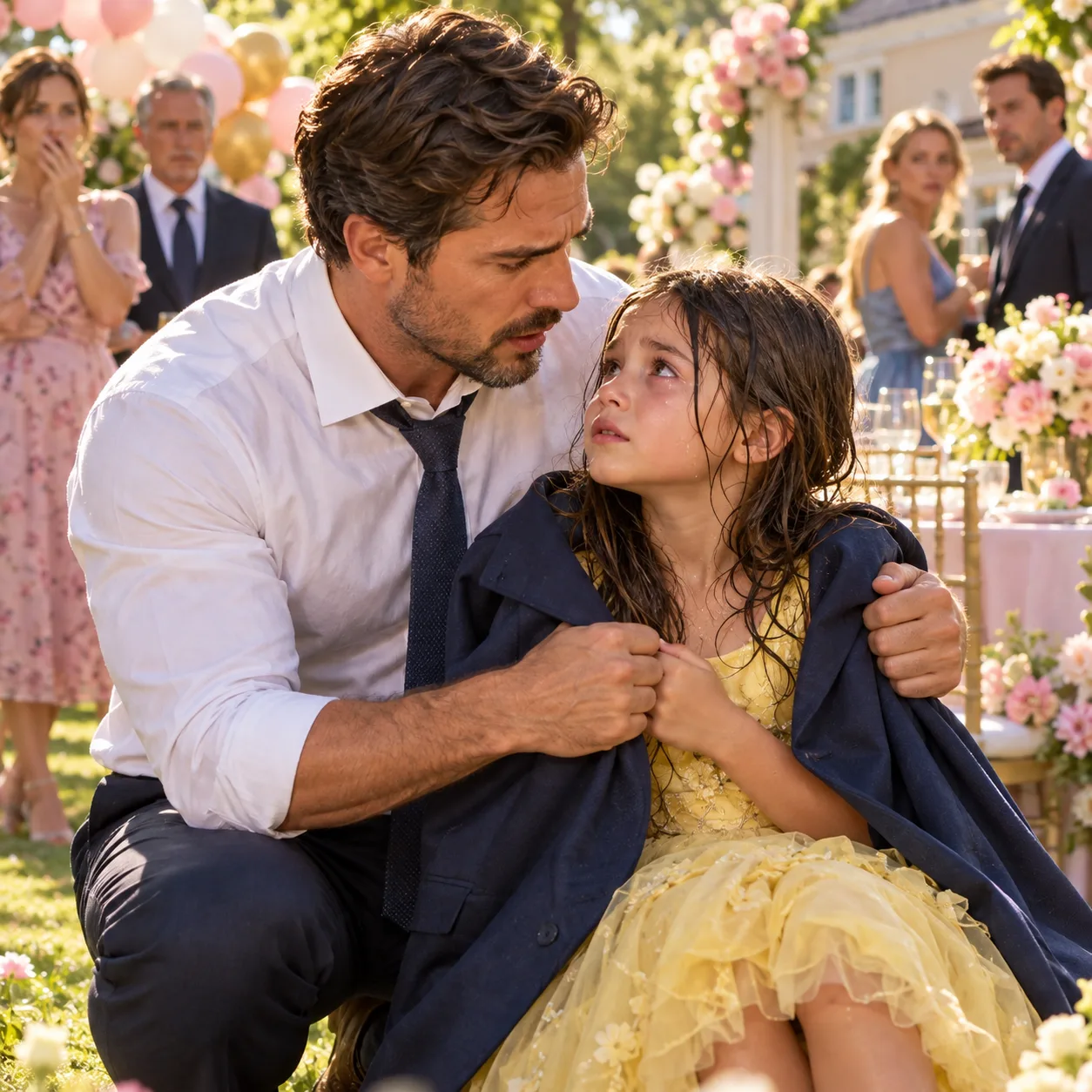 240/🎀 The Birthday Game That Left Daniel’s Daughter Soaked—and Exposed the Lie Inside His Marriage