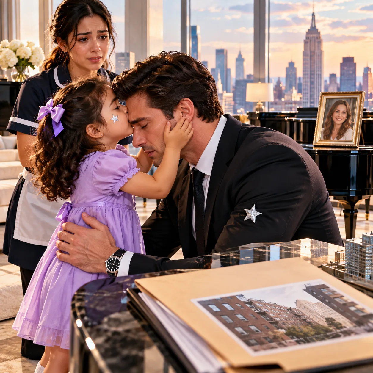 230.⭐ The Little Girl Who Gave Julian Her Lucky Star—and Exposed the Eviction He Signed