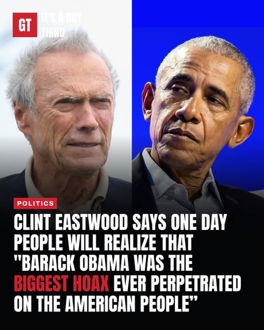 CLINT EASTWOOD’S SHARP OBAMA REMARK RESURFACES
