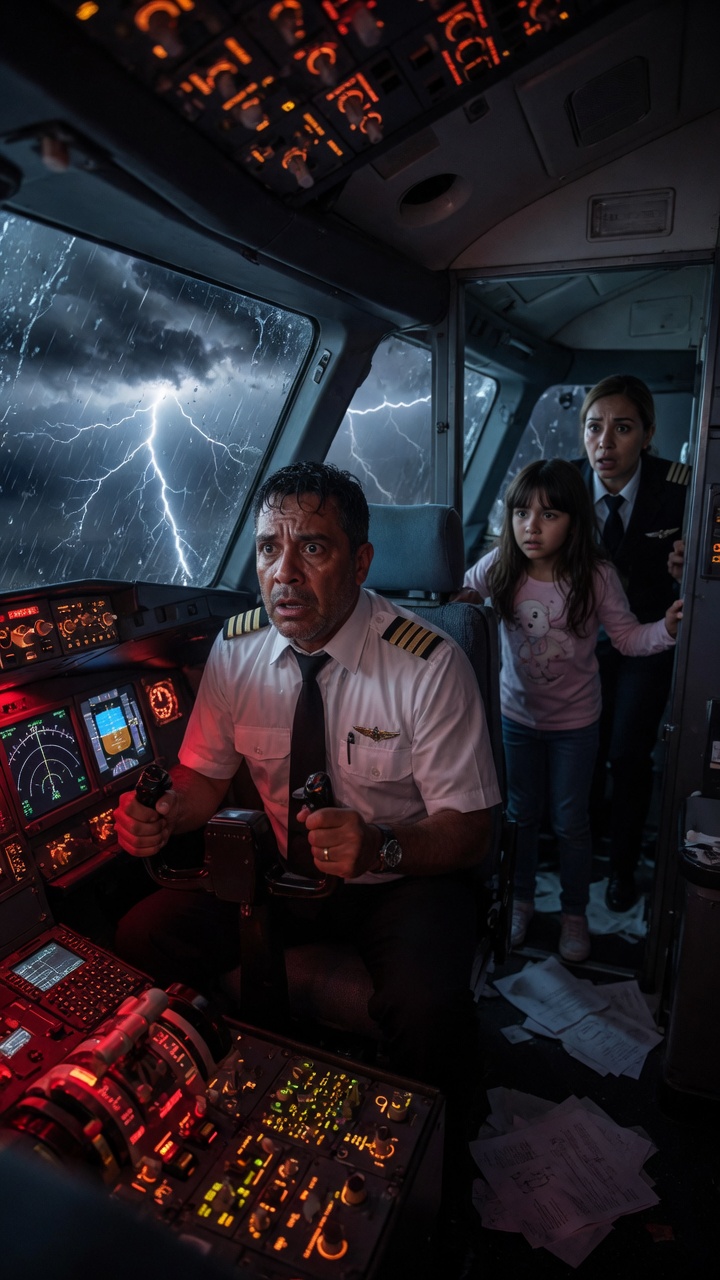 O Piloto Perdeu o Controle do Avião… Até que uma Menina Entrou na Cabine e Disse Algo Impossível