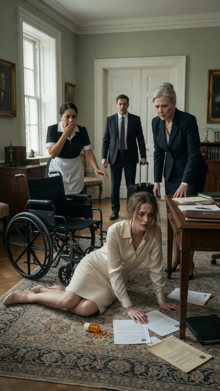 Margaret Said She Was Protecting The Family… Until The Man In The Suit Found The Pills And The Inheritance Papers Beside The Wheelchair
