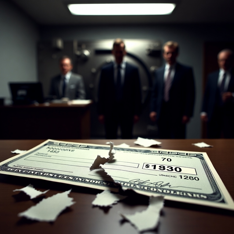 Entró al Banco con un Cheque de Un Millón de Dólares… Pero Nadie Sabía Que Todo Era una Trampa