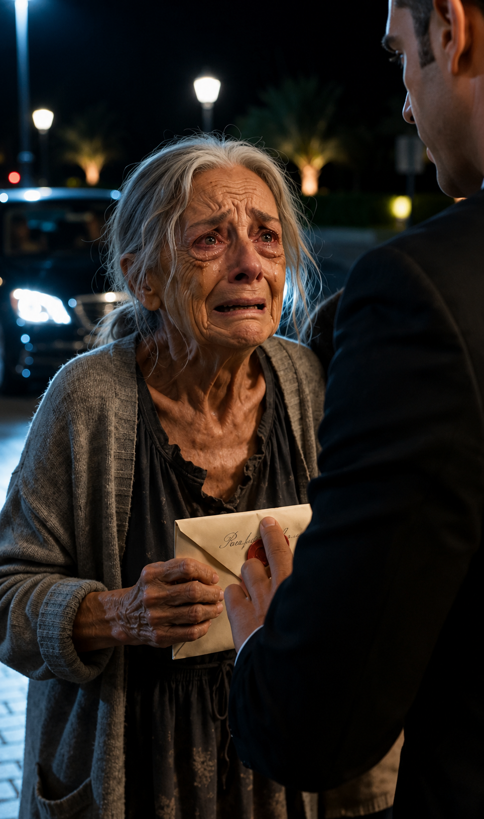 La Anciana Llegó Con Un Sobre Viejo Al Hotel… Pero El Millonario Paralítico Reconoció El Sello Y Rompió A Llorar