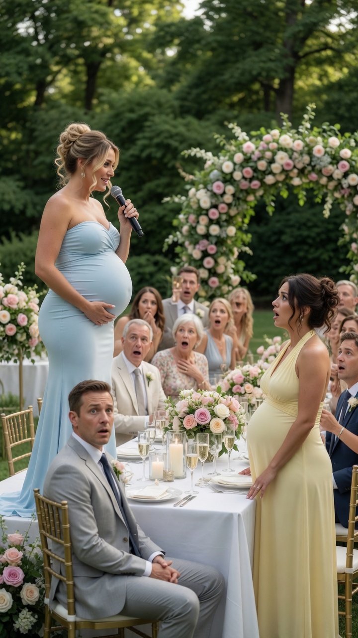 At Our 10th Anniversary, My Sister Announced She Was Pregnant With My Husband’s Baby… But My Secret DNA Test Made The Whole Room Go Silent