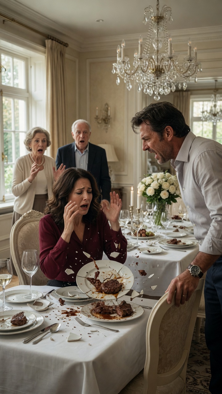 My Husband Smashed A Dinner Plate Over My Head To Give His Mother My Apartment… But When I Called 911, His Whole Family Finally Learned Who I Was