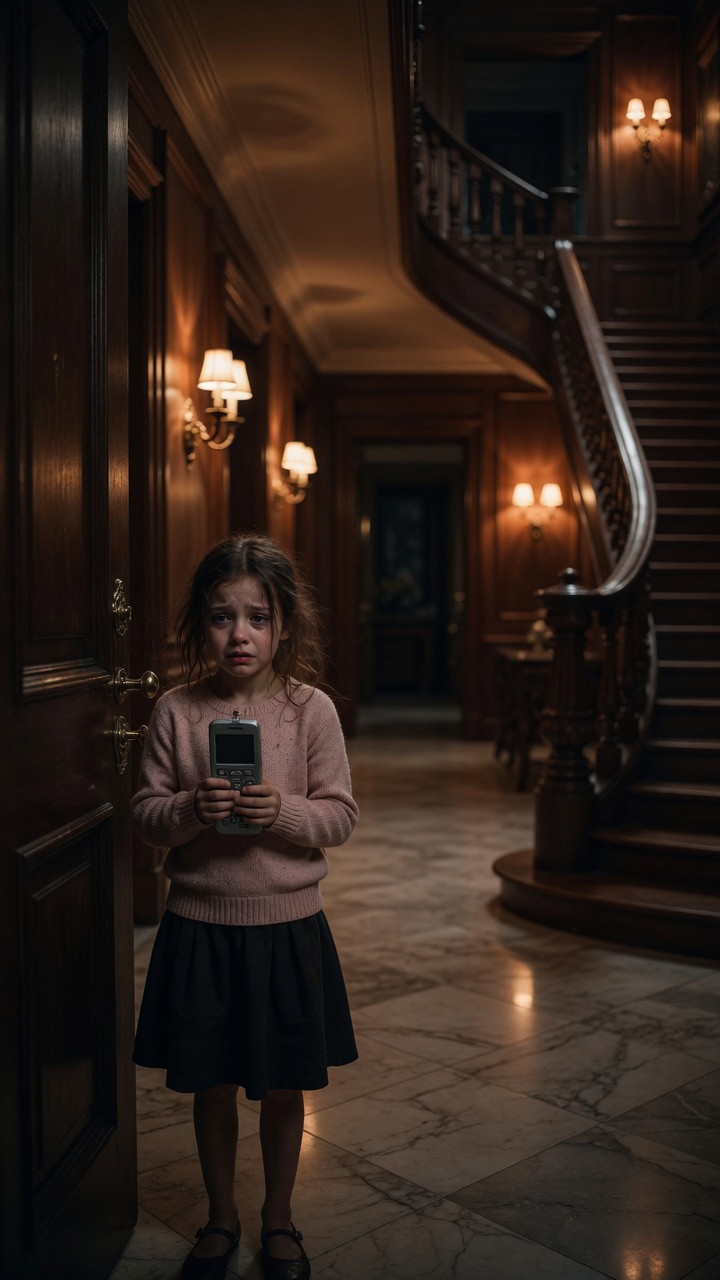 The Little Girl Whispered For Help From Inside The Mansion… When Police Traced The Call, Her Father Learned Who Had Locked Her Away
