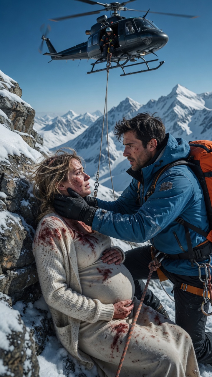 The Rescuer Found The Pregnant Woman Bleeding On The Mountain… But Her Final Whisper Made Him Freeze