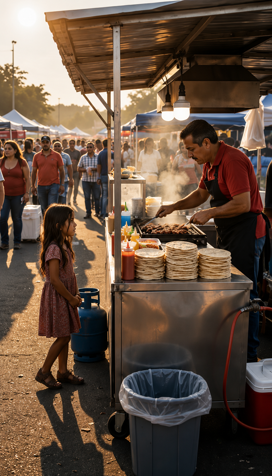 Don Manuel pensó que solo era una niña hambrienta pidiendo comida… hasta que vio la marca en su brazo y entendió que el pasado que enterró durante años acababa de volver frente a su puesto de tacos.