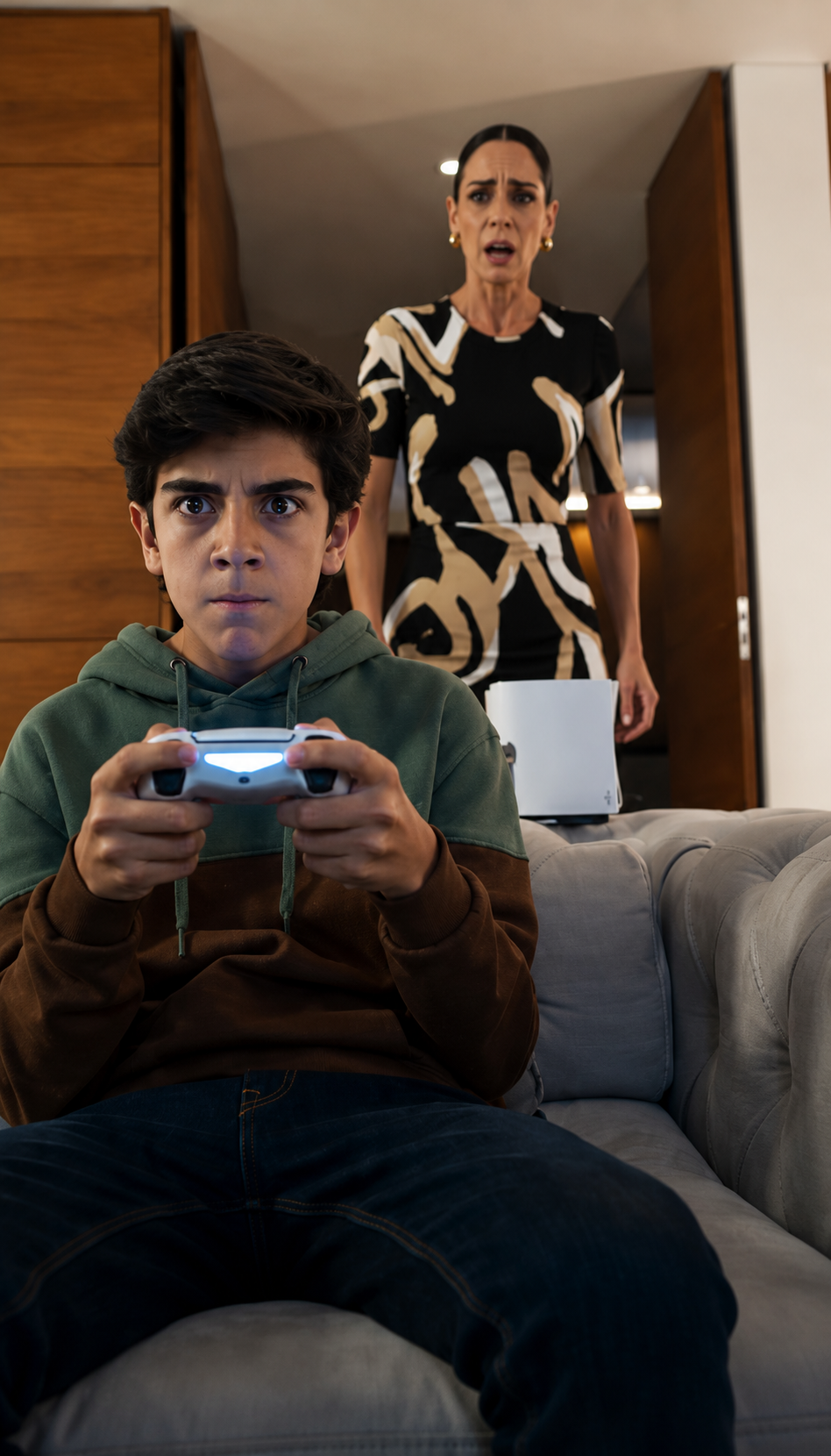 El Chico Adicto Al Videojuego Golpeó A Su Madre… Pero Cuando Su Padre Entró Y Vio Su Mejilla Roja, La Verdad De La Casa Se Rompió