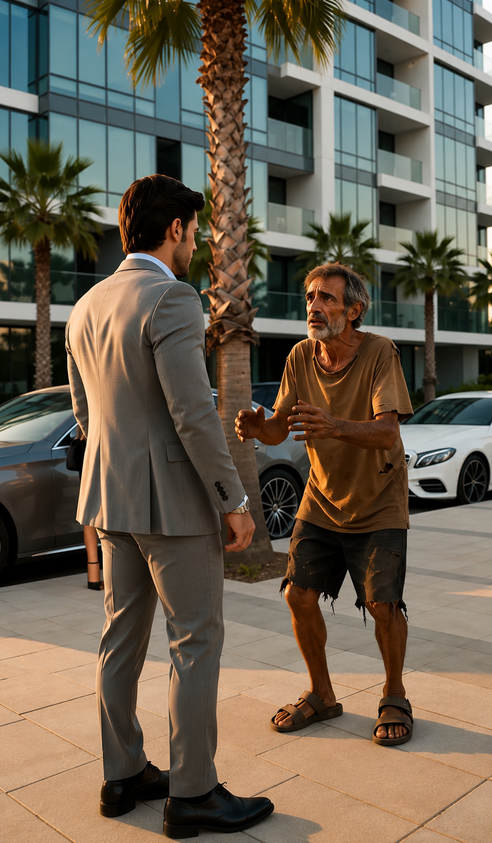 The Wealthy Executive Thought The Homeless Man Wanted Money… Until The Stranger Called Him By His Childhood Nickname And Showed Him A Photograph No One Else Could Have