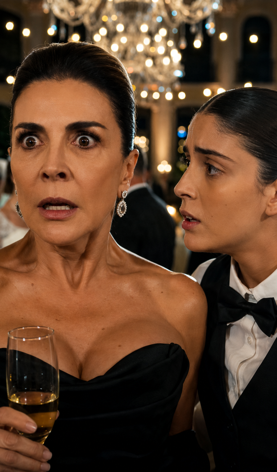 The Waitress Whispered A Secret To The Richest Woman At The Wedding… And The Bride’s Necklace Destroyed The Entire Ceremony