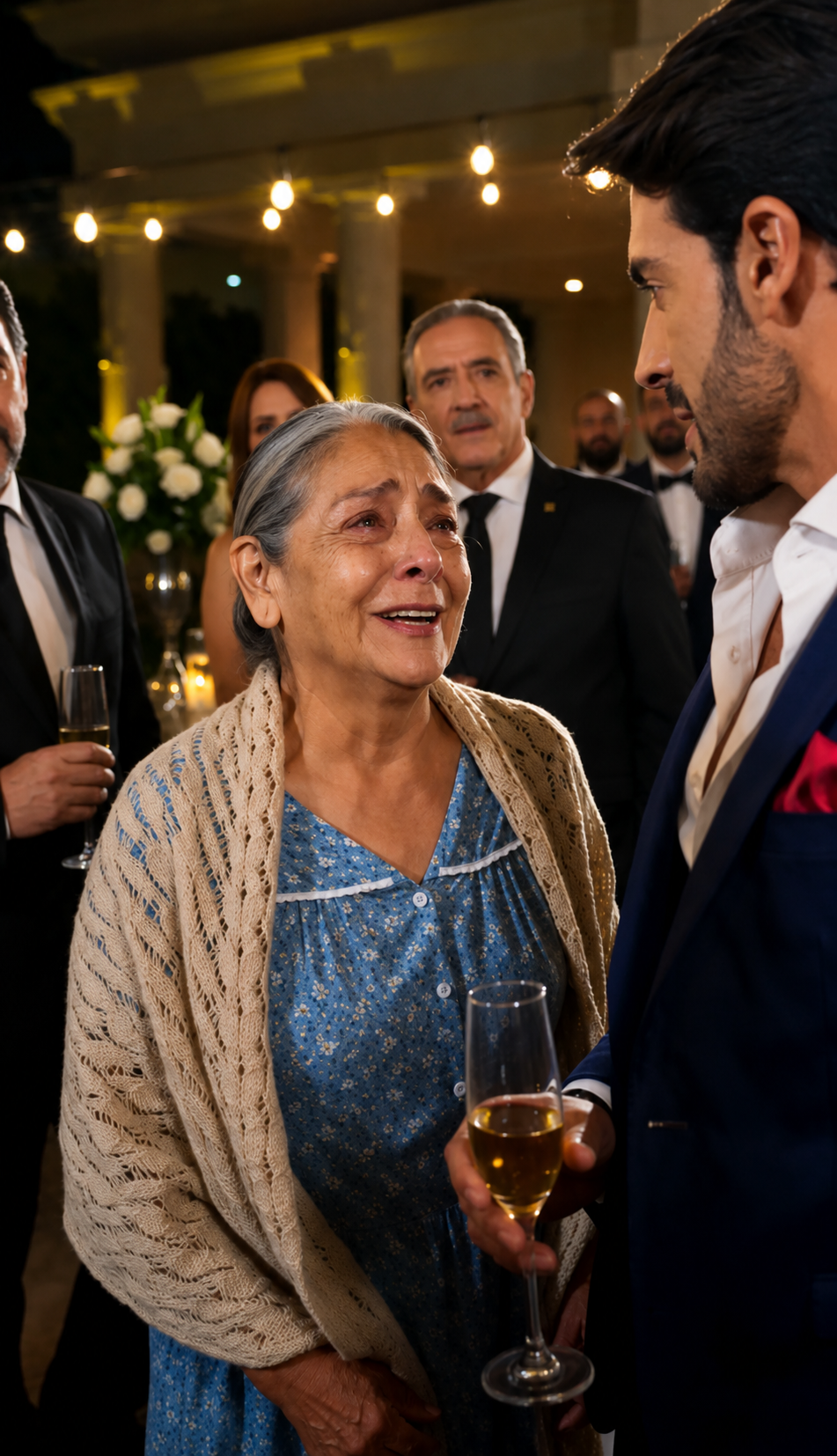 Alejandro creyó que podía ocultar a su madre pobre delante de los invitados… hasta que Don Ricardo mostró el documento que revelaba quién pagó realmente su éxito.