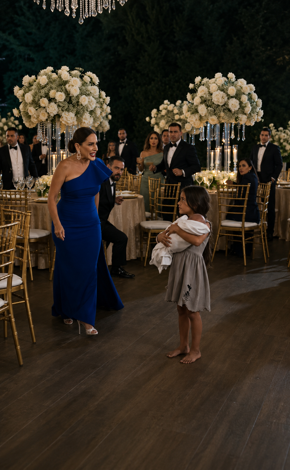 La Niña Entró A La Boda Con Un Bebé En Brazos… Pero Cuando Señaló Al Novio, La Novia Descubrió Que Él La Quería Solo Por Dinero