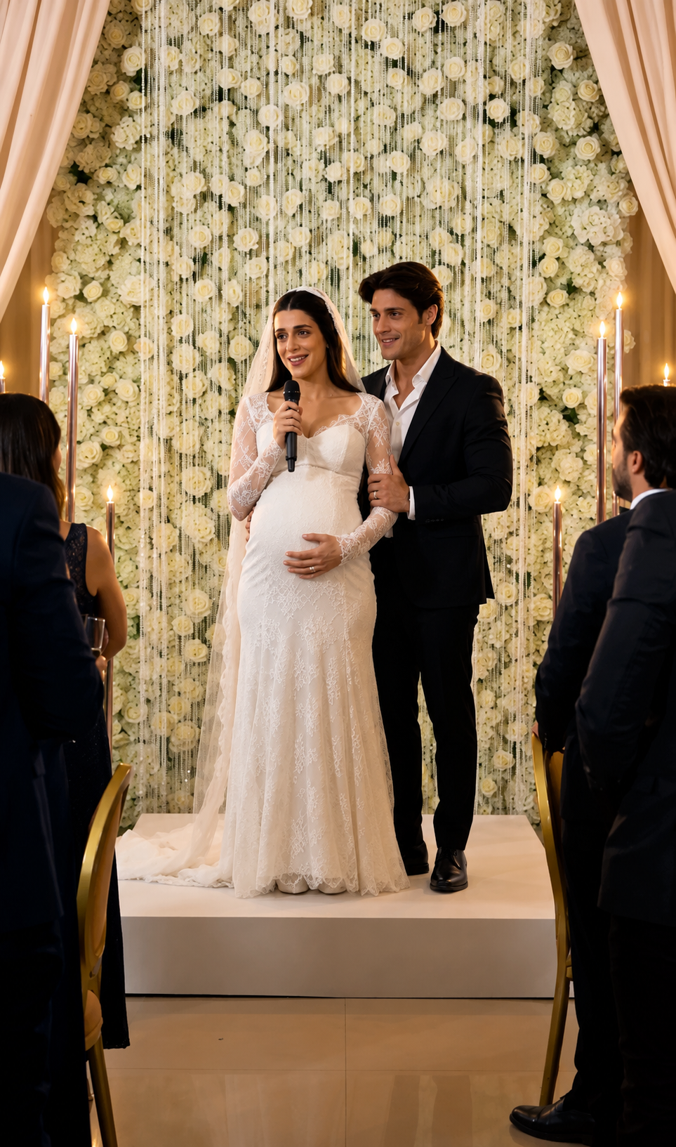La Petite Fille Cria Que Le Ventre De La Mariée Était Faux… Mais Lorsque La Robe Se Déchira, Un Contrat Secret Révéla Pourquoi Elle Avait Inventé Sa Grossesse