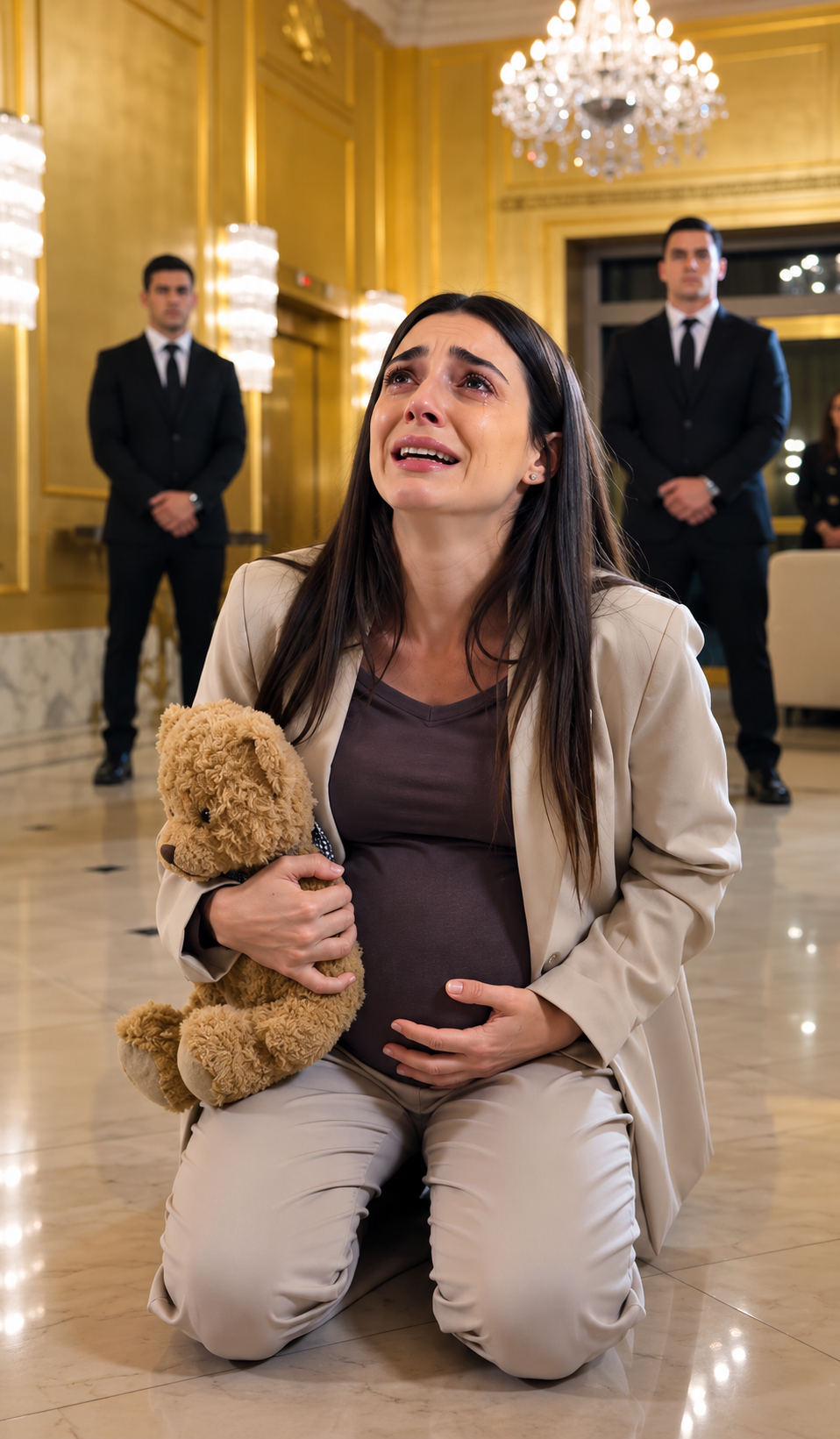 Le Directeur Ordonna De Jeter La Femme Enceinte Dehors… Mais Le Bijou Caché Dans Son Vieil Ours Révéla Qu’Elle Était L’Héritière Que La Famille Recherchait Depuis Trente Ans
