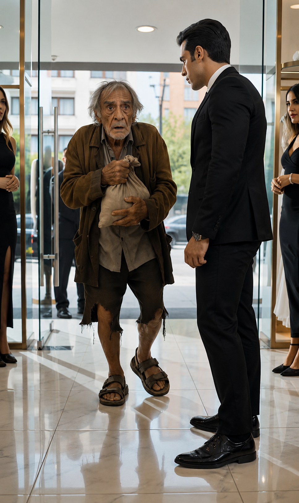 Le Directeur Chassa Un Vieil Homme Pauvre De La Boutique… Mais Le Vieux Sac Qu’Il Portait Cachait Le Secret De Toute Leur Fortune