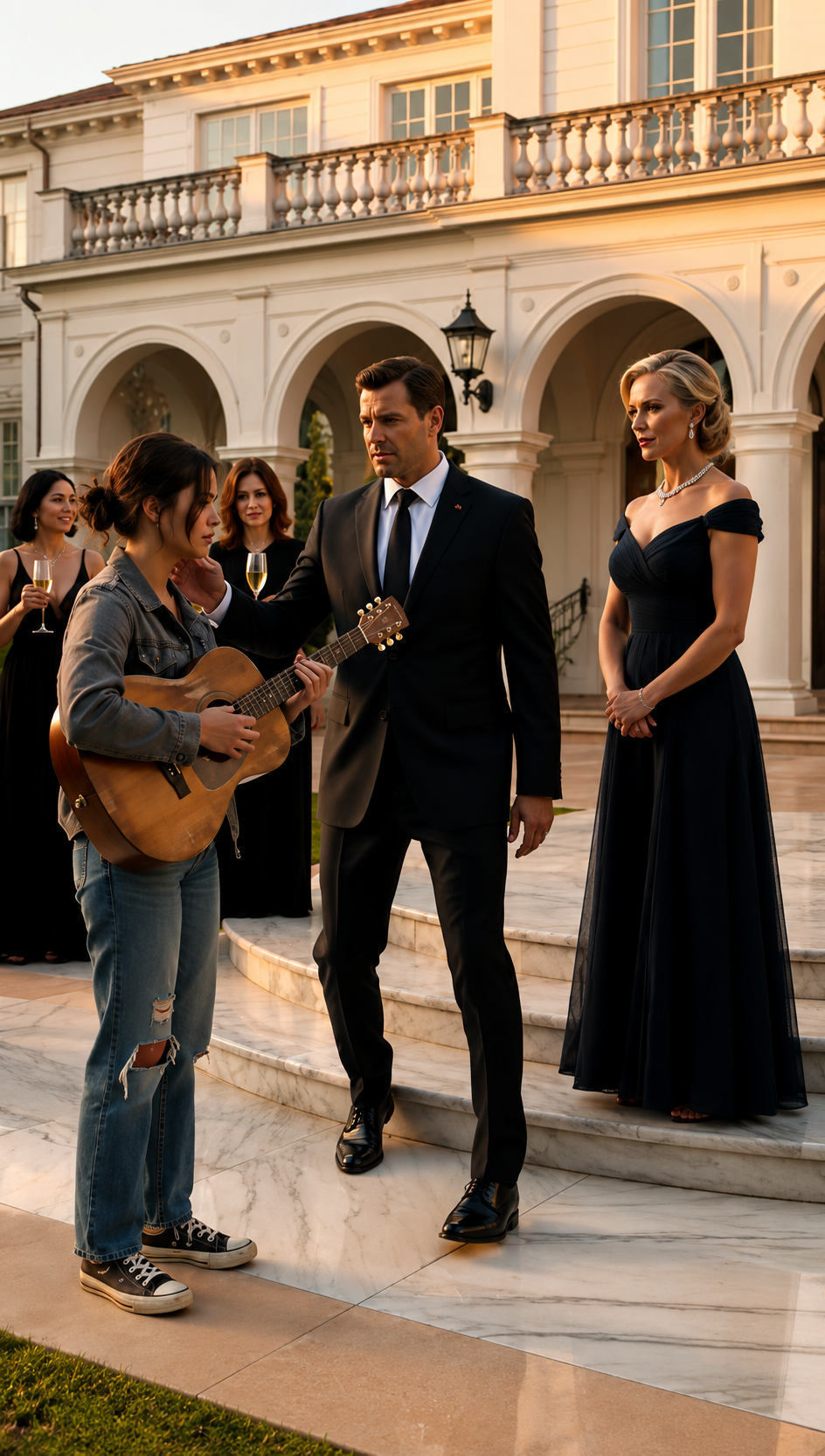 The Poor Singer Was Thrown Out Of The Mansion Party… Until One Lullaby Proved She Was The Missing Daughte