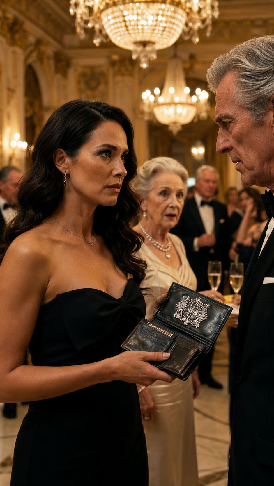 The Billionaire Called Her An Impostor At The Gala… Until Her Mother’s Black Wallet Proved She Was The Anonymous Heiress