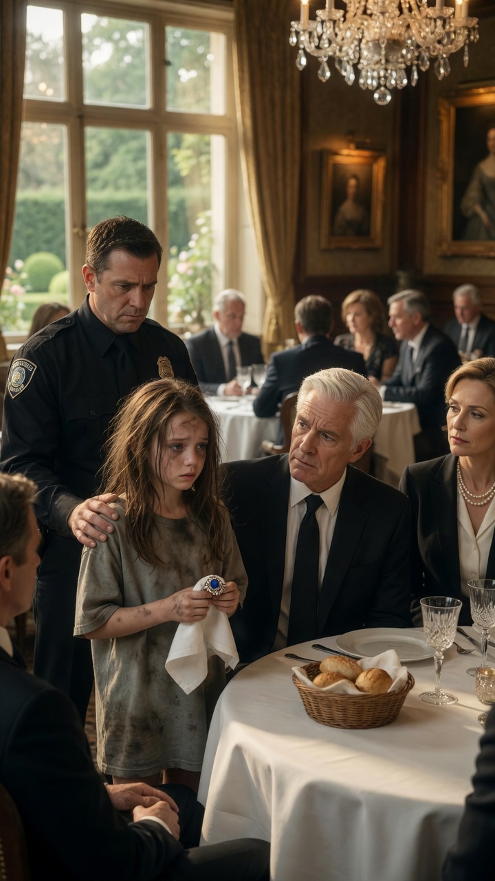 The Poor Girl Was Dragged To A Billionaire’s Table… Until The Blue Ring Revealed She Was His Lost Daughter
