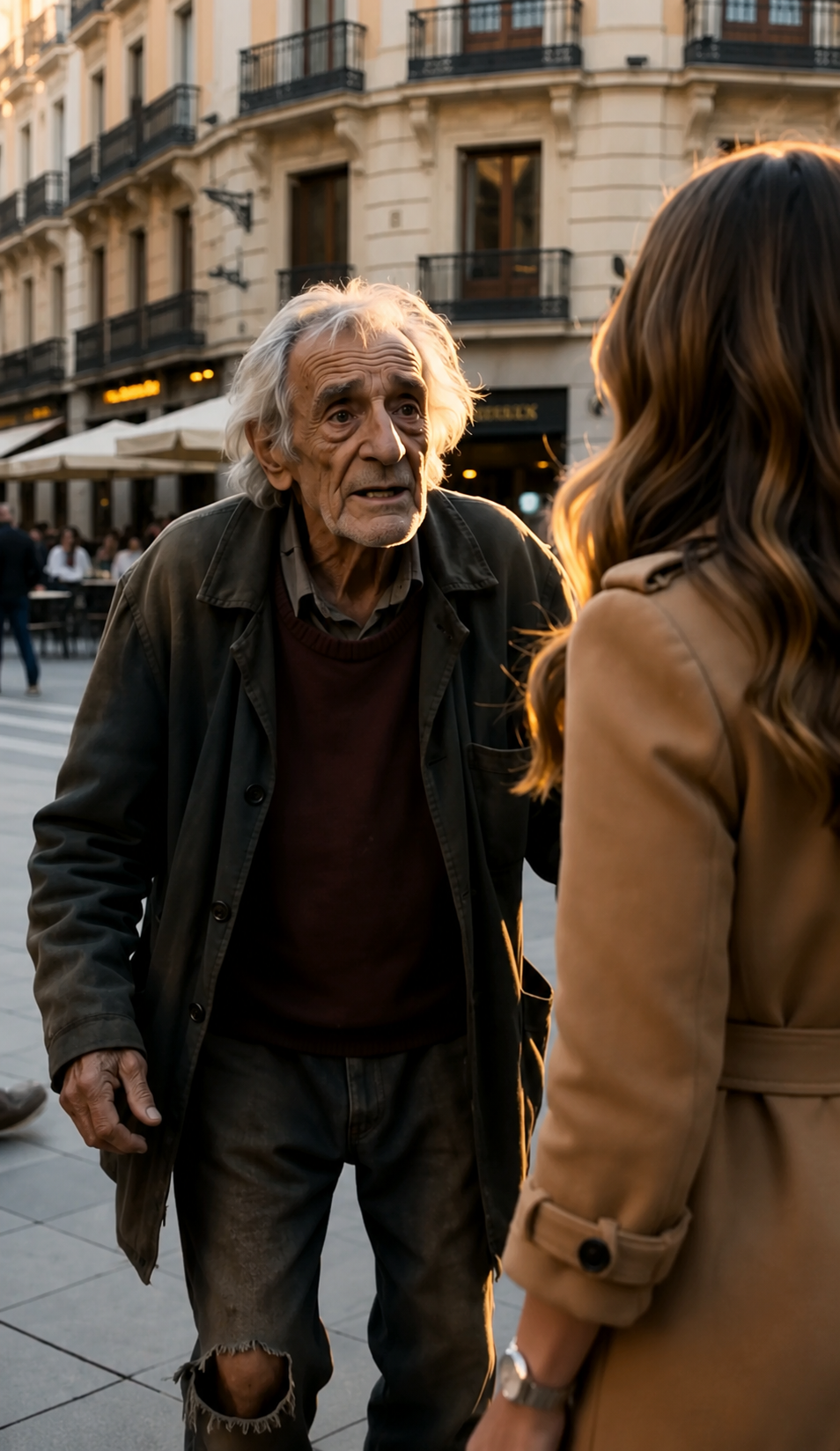 Un Sans-Abri L’Appela Par Son Prénom Au Milieu De La Rue… Puis La Photo Déchirée Révéla Le Père Qu’On Lui Avait Ordonné D’Oublier