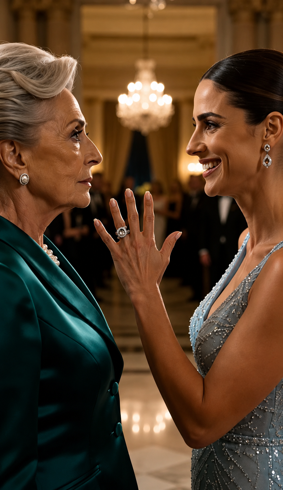 La Maîtresse Montra Sa Bague Et Humilia L’Épouse Devant Tous Les Invités… Puis Le Dossier Révéla Pourquoi Son Mari L’Avait Vraiment Choisie
