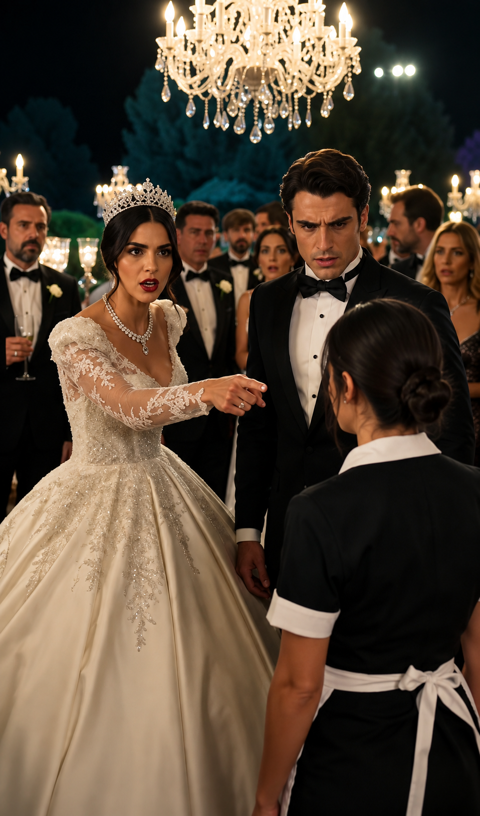 La Mariée Chassa La Serveuse Devant Tous Les Invités… Puis Une Vieille Photo Révéla Qui Avait Réellement Sauvé Le Marié