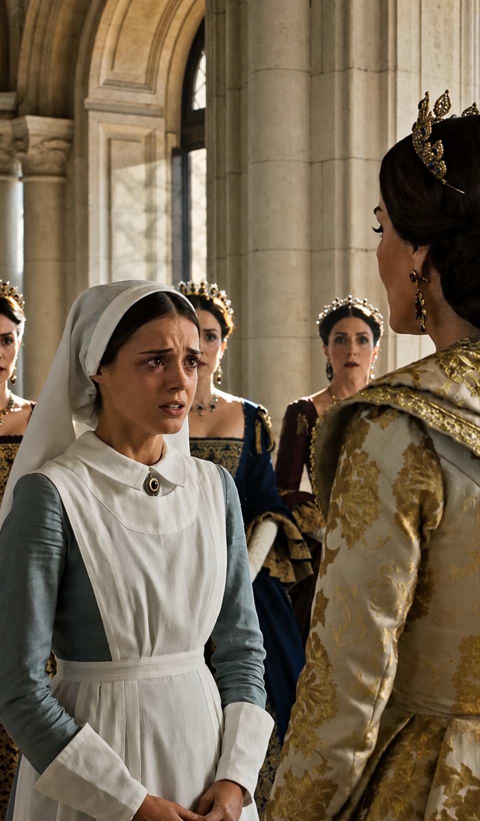 LA NOBLE DAME VOULAIT FAIRE CHASSER LA JEUNE SERVANTE DU PALAIS… MAIS LORSQU’ALEXANDRE VIT LA BROCHE CACHÉE SOUS SON COL ET DEMANDA : « D’OÙ LA TIENS-TU ? », VALÉRIE DEVINT BLANCHE COMME UN LINGE