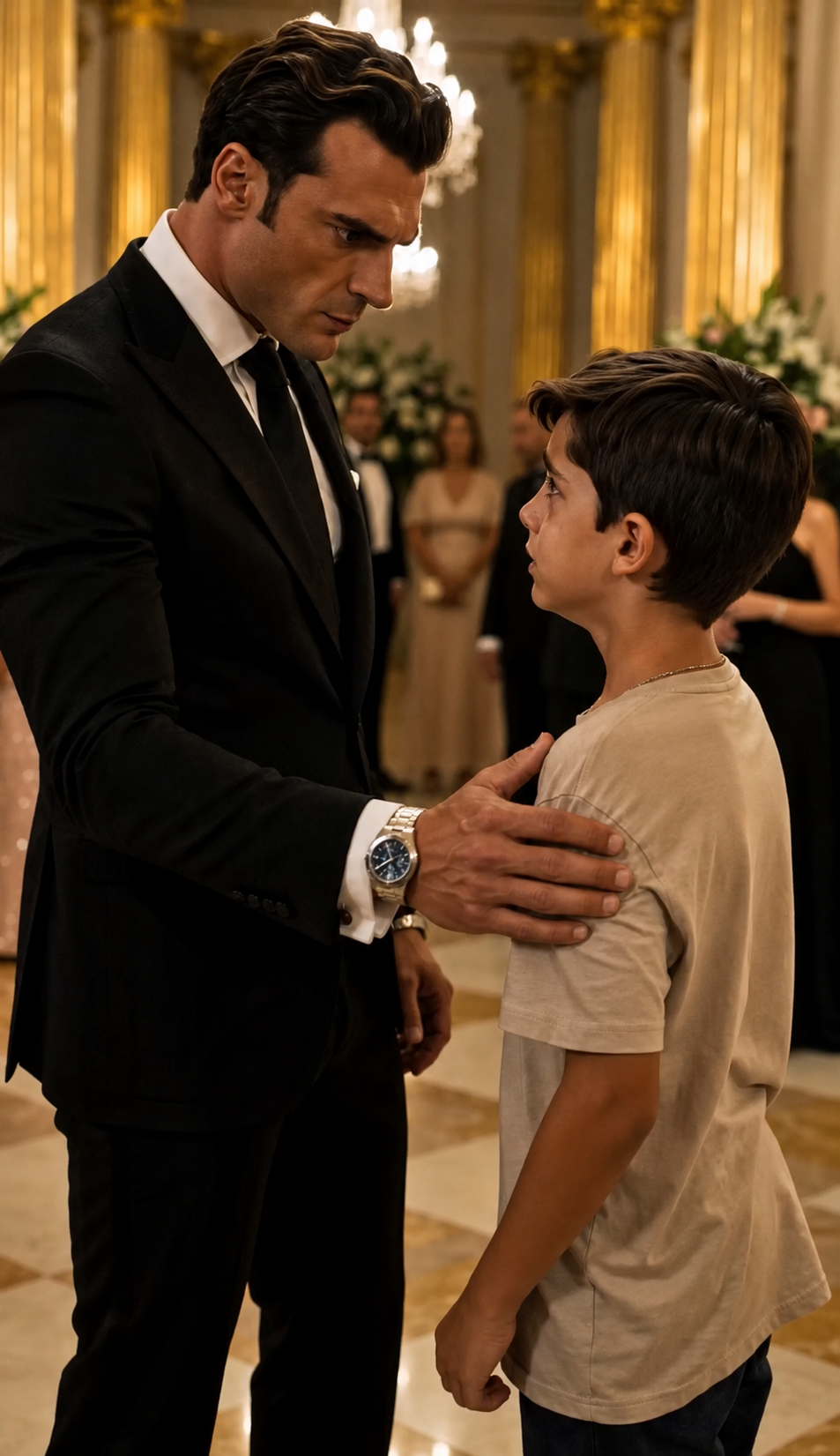 UN GARÇON EN LARMES EST APPARU SEUL AU MILIEU D’UN GALA DE MILLIONNAIRES… MAIS QUAND UNE PETITE CLÉ EST TOMBÉE DE SON COU, ALEXANDRE A MURMURÉ : « OÙ AS-TU TROUVÉ ÇA ? »