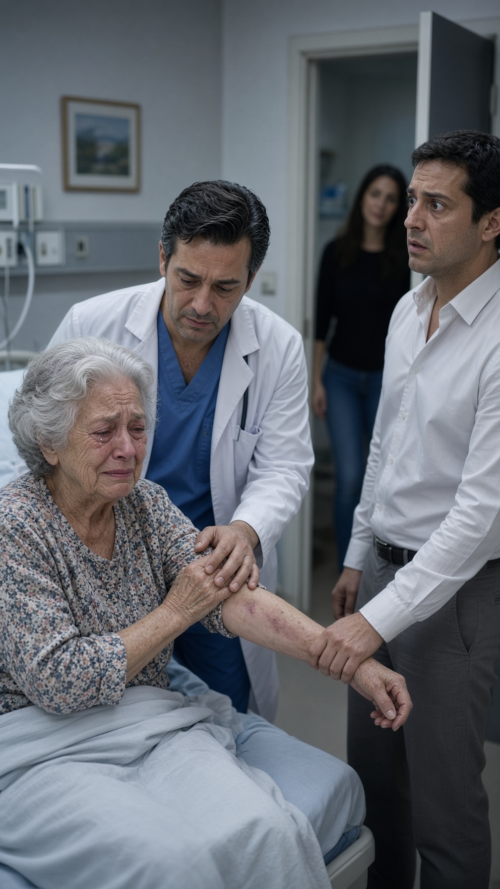 IL A TROUVÉ SA MÈRE DE 82 ANS PAR TERRE DANS LA CUISINE… SA FEMME A DIT : « C’ÉTAIT JUSTE UNE CHUTE » — MAIS À L’HÔPITAL, LE MÉDECIN A SOULEVÉ SA MANCHE ET A MURMURÉ : « QUELQUE CHOSE NE CORRESPOND PAS »