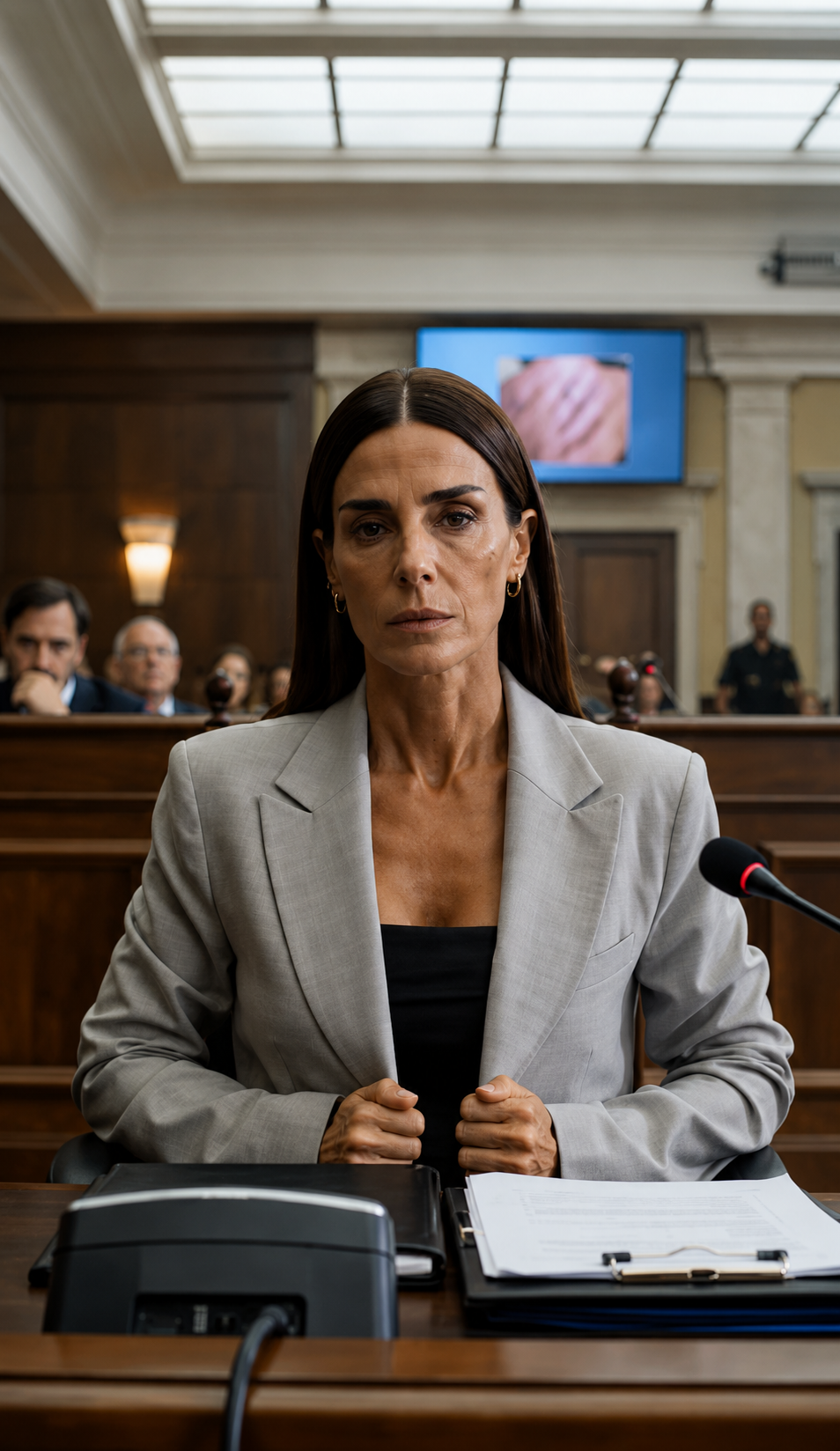 IL CROYAIT AVOIR DÉJÀ GAGNÉ LA MAISON ET L’ENTREPRISE… MAIS QUAND ÉLISE A MONTRÉ UNE PHOTO MÉDICALE CACHÉE DU DOSSIER, JULIEN A CRIÉ UNE PHRASE QUI A FAIT SE LEVER LE JUGE