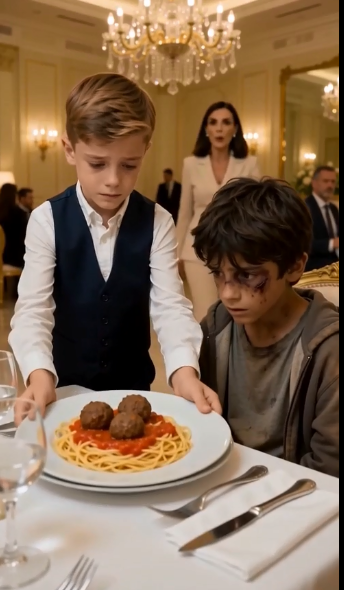 SA MÈRE A ACCUSÉ UN GARÇON SANS-ABRI D’AVOIR VOLÉ LE DÎNER DE SON FILS… MAIS THÉO S’EST MIS DEVANT LUI EN PLEURANT : « HIER SOIR, QUAND PERSONNE NE SAVAIT OÙ J’ÉTAIS… LUI, IL EST RESTÉ AVEC MOI »