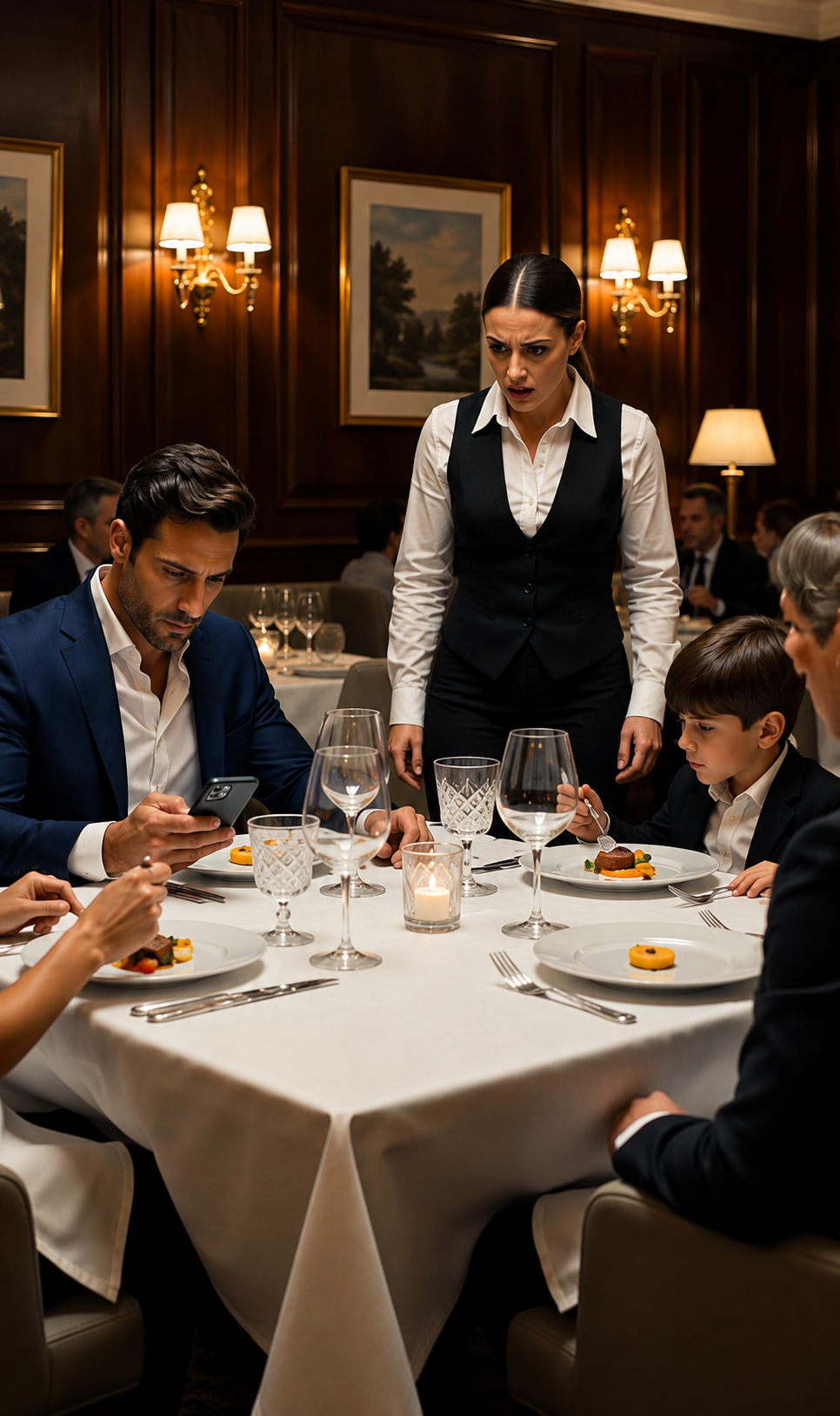 IL A IGNORÉ L’AVERTISSEMENT DE LA SERVEUSE… JUSQU’À CE QUE SON FILS MURMURE : « CETTE PERSONNE M’A DIT QUE C’ÉTAIT POUR QUE JE ME SENTE MIEUX »