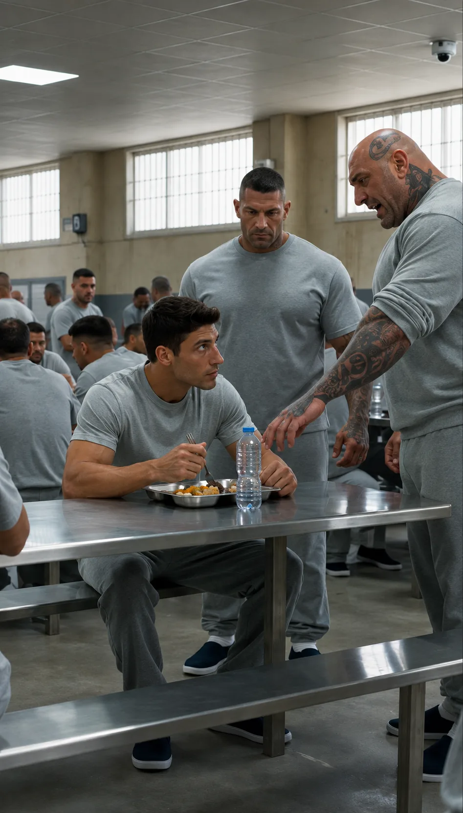 LE CAÏD DE LA PRISON A VOULU HUMILIER LE NOUVEAU DEVANT TOUT LE RÉFECTOIRE… MAIS QUAND THOMAS A MURMURÉ « AILE NORD, CELLULE QUATORZE », MARCEL A CESSÉ DE SOURIRE