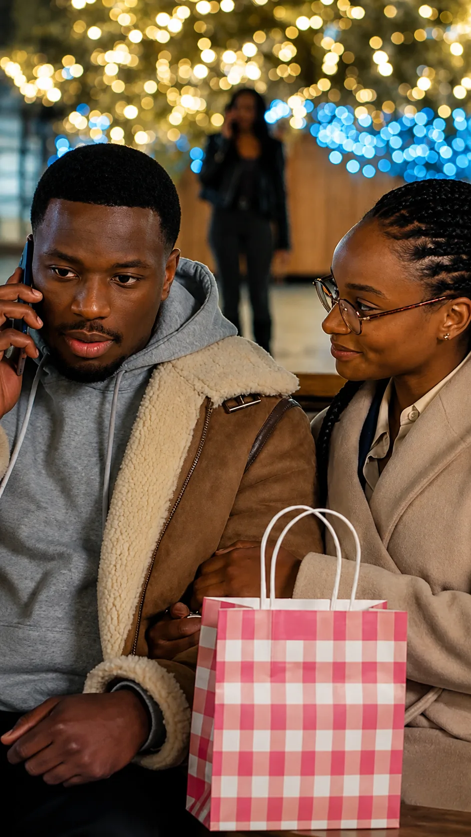 IL LUI A DIT AU TÉLÉPHONE : « JE SUIS SEUL »… ALORS QU’ELLE LE REGARDAIT ASSIS À CÔTÉ D’UNE AUTRE FEMME. SA RÉPONSE L’A GLACÉ : « ALORS NE TE RETOURNE SURTOUT PAS. »