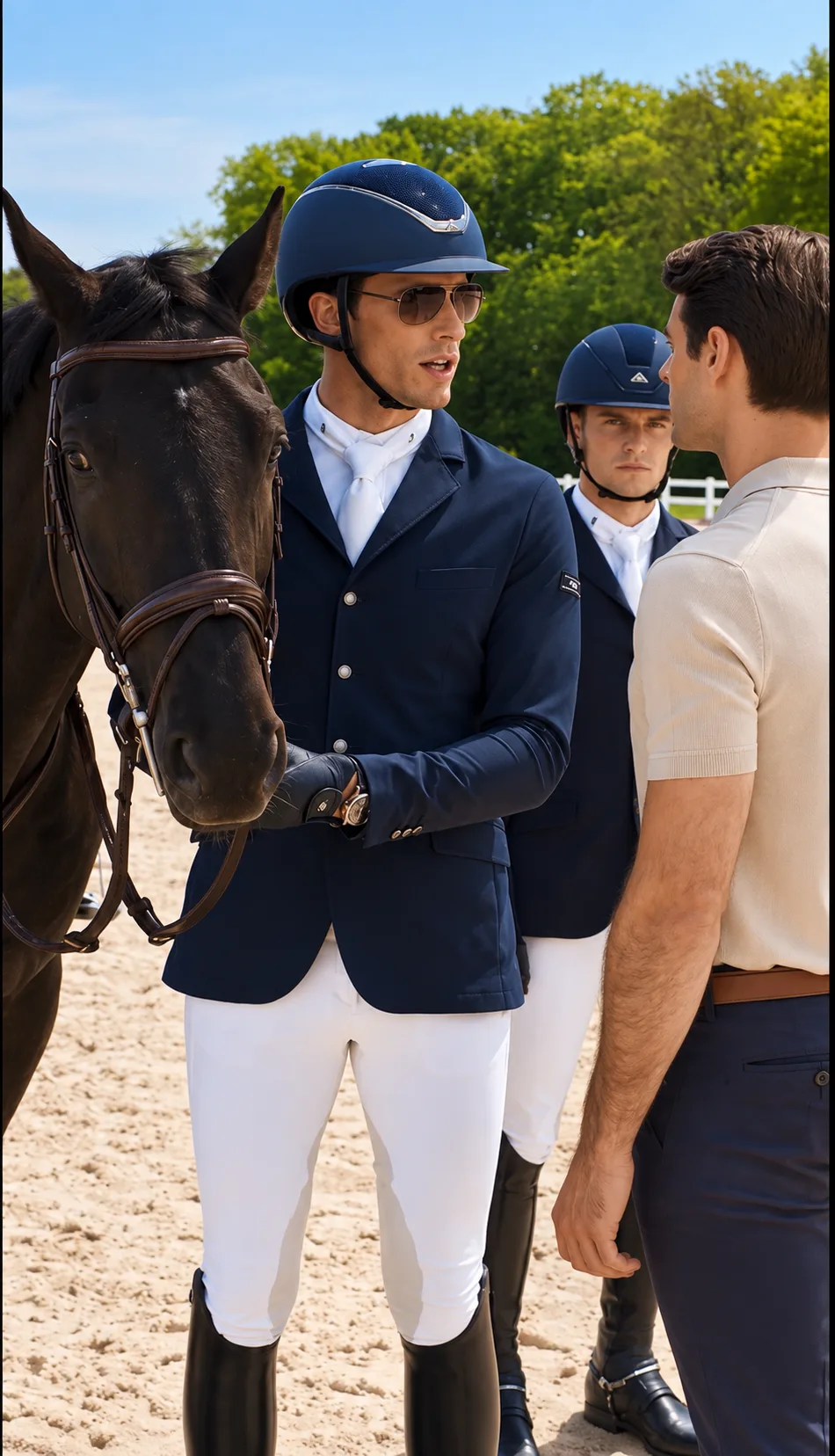LE CAVALIER ALLAIT MONTER EN PISTE QUAND UN HOMME LUI A SOUFFLÉ : « THOMAS… CE N’EST PAS TON CHEVAL » — PUIS IL A AJOUTÉ UNE PHRASE QUI A FAIT DISPARAÎTRE SON SOURIRE