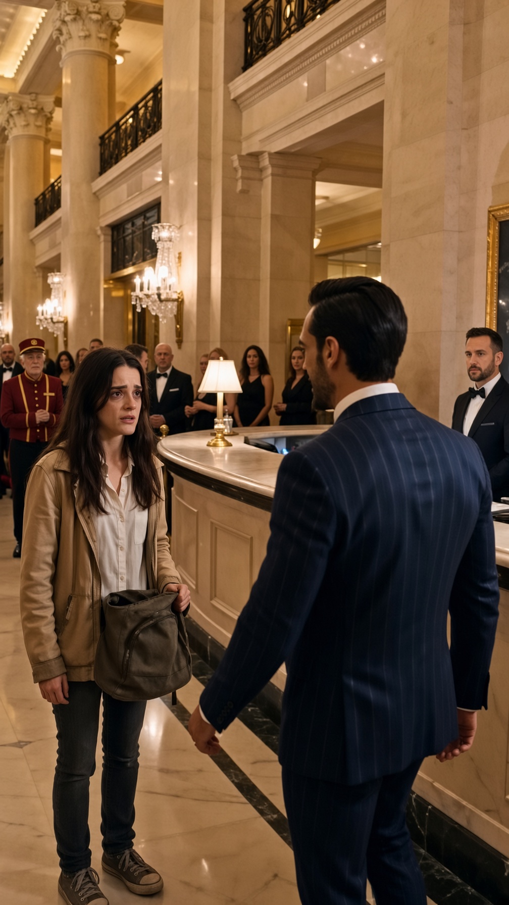 THE POOR GIRL WALKED INTO A LUXURY HOTEL HOLDING AN OLD ROOM KEY… THEN THE OWNER SAW THE NUMBER ON THE TAG AND WHISPERED, “THAT ROOM HAS BEEN LOCKED FOR 24 YEARS.”