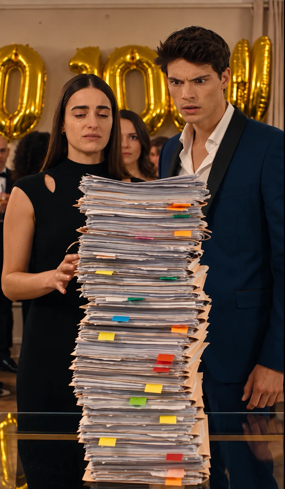 ELLE EST ARRIVÉE À LA SOIRÉE AVEC UNE PILE DE DOSSIERS ET A DIT : « VOTRE SIGNATURE EST SUR CHACUN… MAIS VOUS ÉTIEZ À L’ÉTRANGER CES JOURS-LÀ »