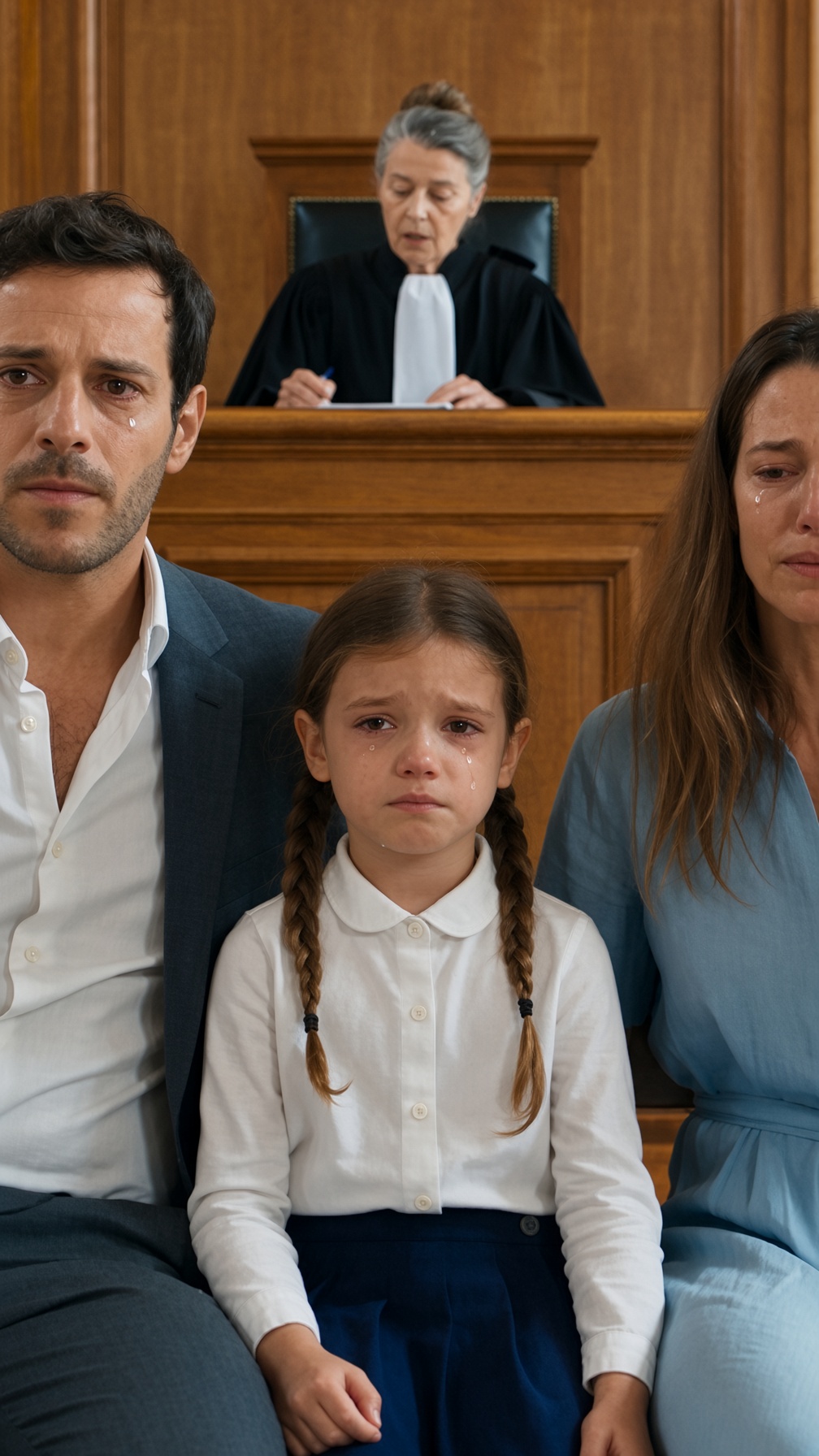 LA JUGE ALLAIT LUI RETIRER SA FILLE… JUSQU’À CE QUE L’ENFANT DISE : « PAPA VENAIT NOUS VOIR EN SECRET »