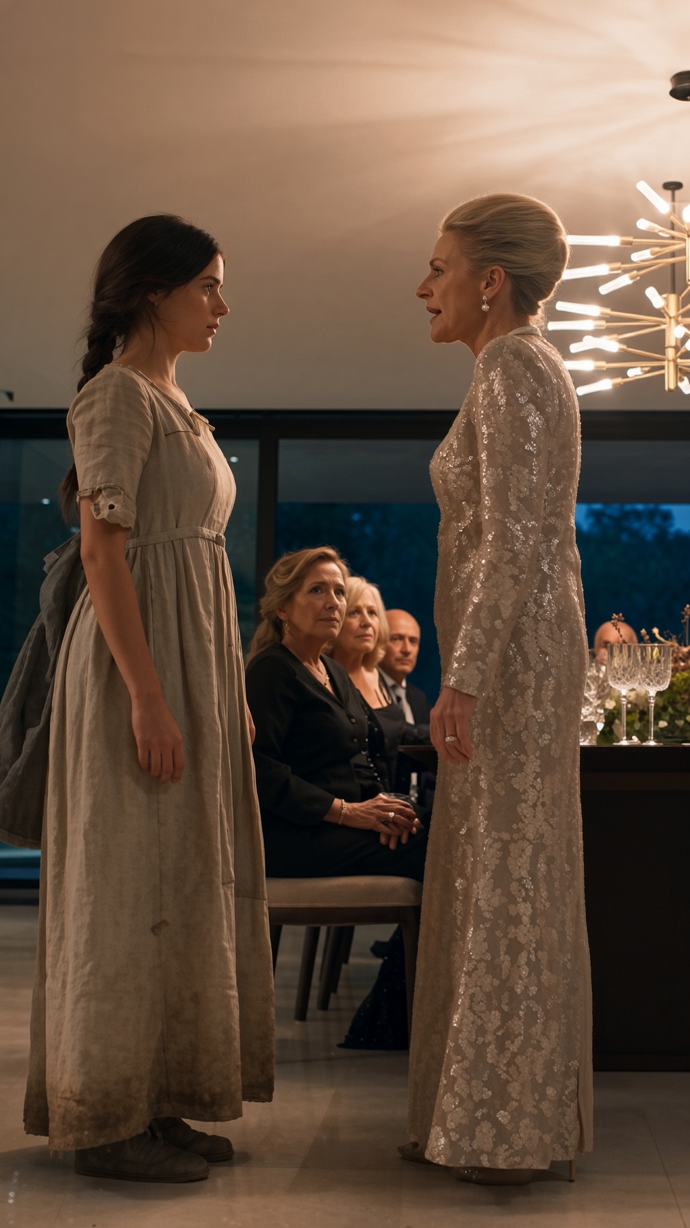 ELLE EST ARRIVÉE AU DÎNER DANS UNE VIEILLE ROBE QUE TOUT LE MONDE CROYAIT ENTERRÉE AVEC LA GRAND-MÈRE… PUIS UNE ENVELOPPE EST TOMBÉE DE LA DOUBLURE