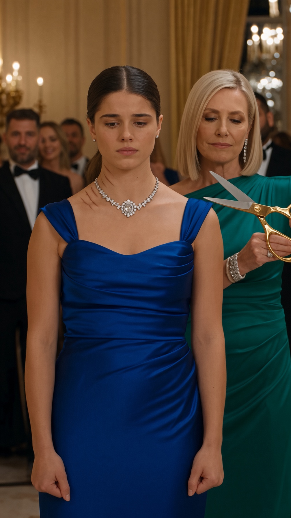 ELLE A COUPÉ LA ROBE DE SOFIA DEVANT TOUT LE MONDE… MAIS LE COLLIER QU’ELLE A DÉVOILÉ A FAIT TREMBLER HENRI DELCOURT