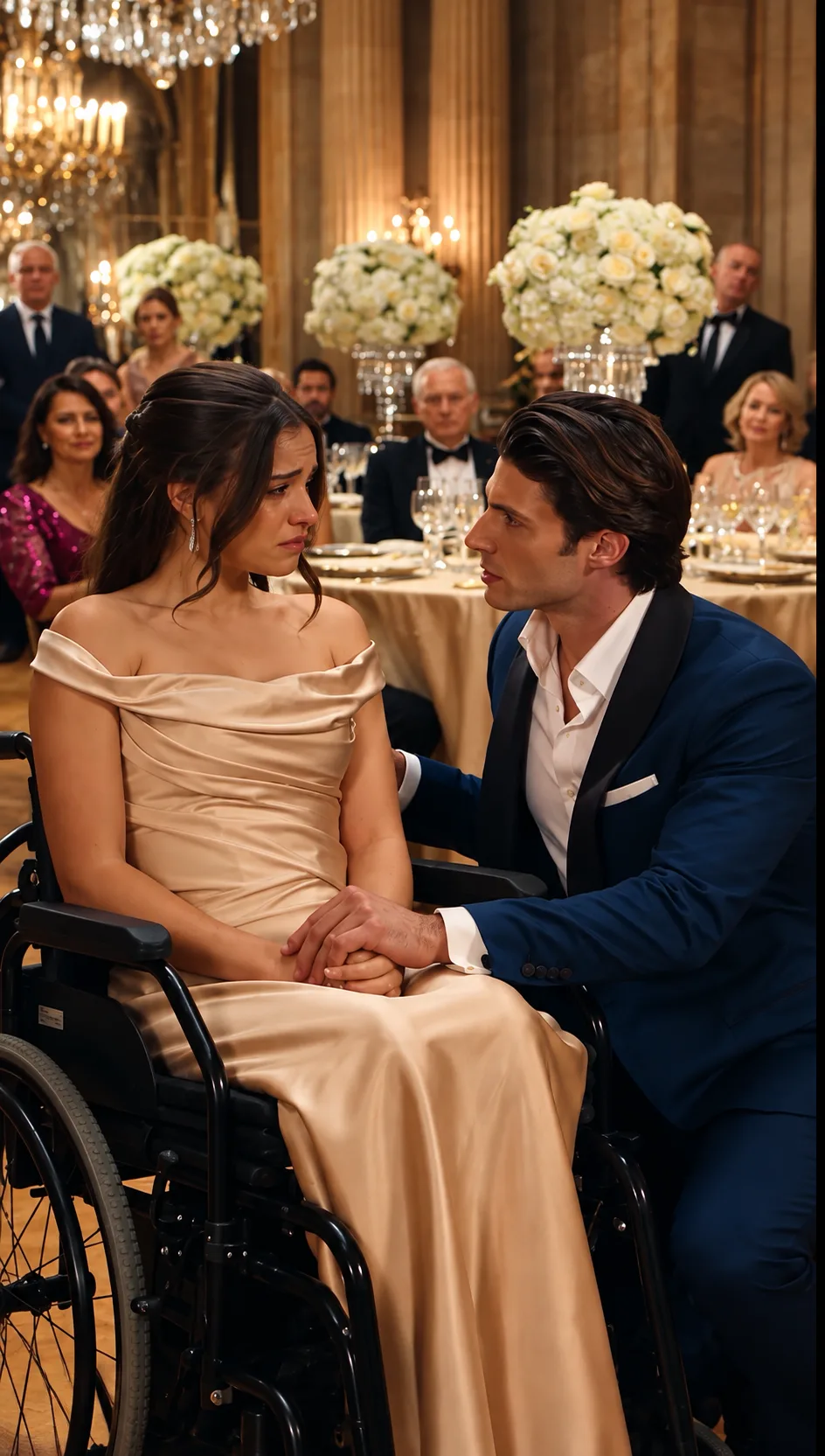 IL A DIT QU’UNE FEMME EN FAUTEUIL N’AVAIT PAS SA PLACE CHEZ LES BEAUMONT… PUIS ELLE A SORTI LE MÉDAILLON DE SA FEMME DÉCÉDÉE