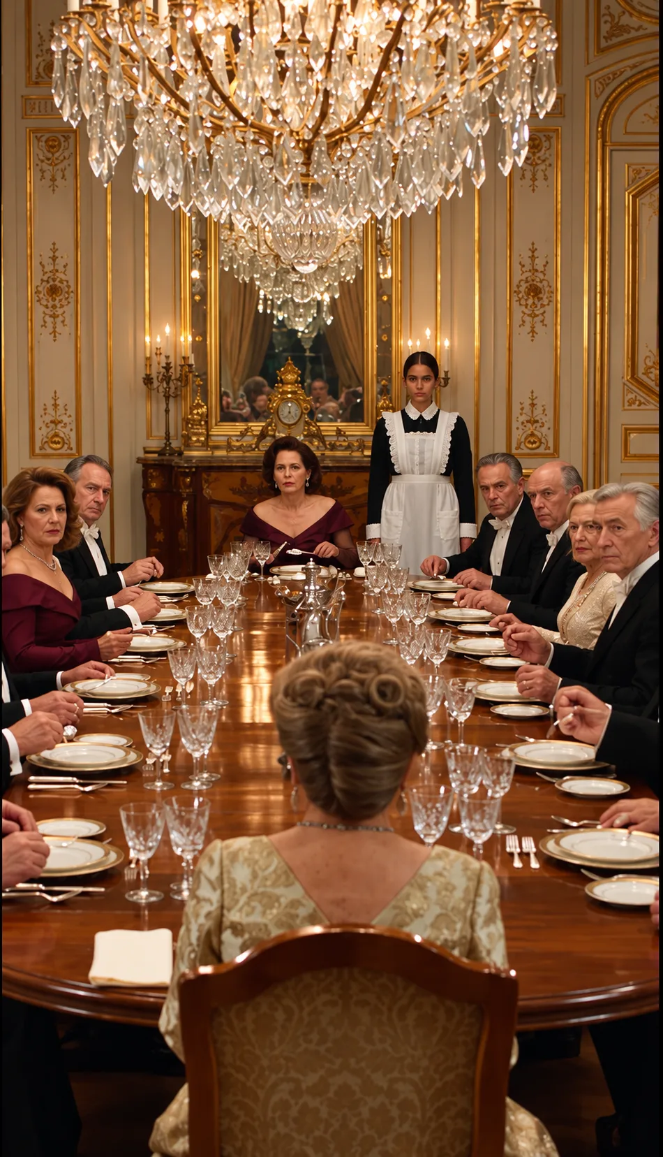 LA SERVEUSE A PRIS LA PAROLE DEVANT TOUTE LA TABLE… ET LE SECRET QUE VICTORIA BEAUMONT CACHAIT DEPUIS VINGT-TROIS ANS A ÉCLATÉ