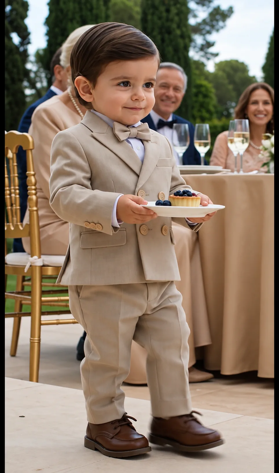 TODOS RIERON CUANDO EL NIÑO CAYÓ CON EL PLATO DE MORAS… HASTA QUE SU PADRE ENCONTRÓ ALGO ENTRE LA FRUTA Y PREGUNTÓ: “¿QUIÉN PREPARÓ ESTO PARA MI HIJO?”