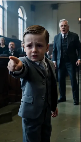 THE LITTLE BOY POINTED AT THE MAID IN COURT AND SCREAMED, “SHE DIDN’T DO IT!”… THEN HE REVEALED WHAT HE SAW HIS FATHER HIDE THAT NIGHT
